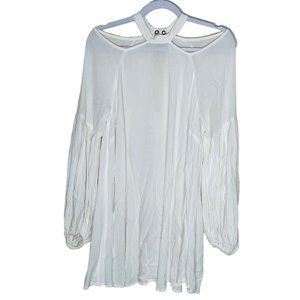 Free People Boho Retro Off The shoulder Choker Dress Peasant